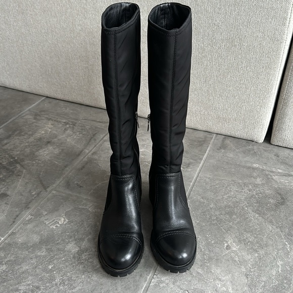 PRADA leather and nylon boots - Picture 5 of 10